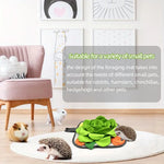 Interactive Flower - Shaped Foraging Mat for Small Pets Stress - Relief - GreenFur