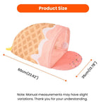 Interactive Foldable Cute Pink Ice Cream Cone Cat Tunnel - GreenFur