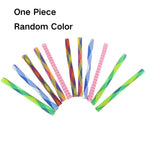 Interactive Fun Colorful Cat Plastic Coil Spring Toy for Cats Swat Hunt Scratching - GreenFur