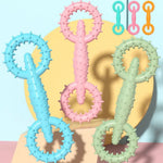 Interactive Grinding Teeth Pull Ring Dog Chew TPR Pet Toys - GreenFur