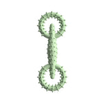 Interactive Grinding Teeth Pull Ring Dog Chew TPR Pet Toys - GreenFur