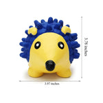 Interactive Hedgehog Shape Chew Toys with Squeaky for Dog - GreenFur