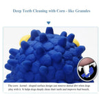 Interactive Hedgehog Shape Chew Toys with Squeaky for Dog - GreenFur