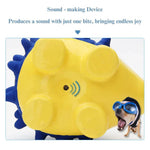 Interactive Hedgehog Shape Chew Toys with Squeaky for Dog - GreenFur
