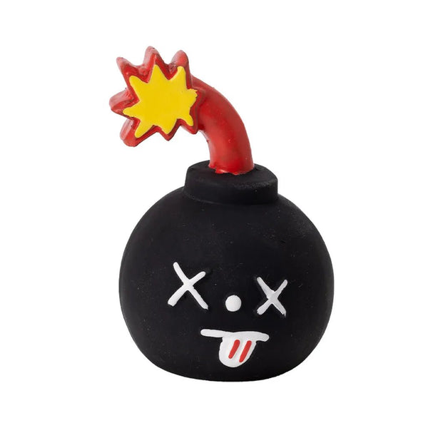 Interactive Natural Latex Dog Toy BB Squeaker Bomb for Small Breeds - GreenFur
