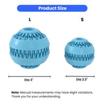Interactive Natural Rubber Pet Treat Toys Leakage Food Dog Toy Ball - GreenFur