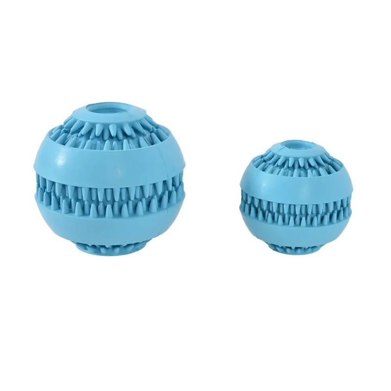 Interactive Natural Rubber Pet Treat Toys Leakage Food Dog Toy Ball - GreenFur