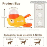 Interactive Non - Electric Yellow Duck Shaped Dog Push Toy - GreenFur