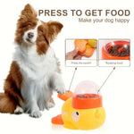 Interactive Non - Electric Yellow Duck Shaped Dog Push Toy - GreenFur