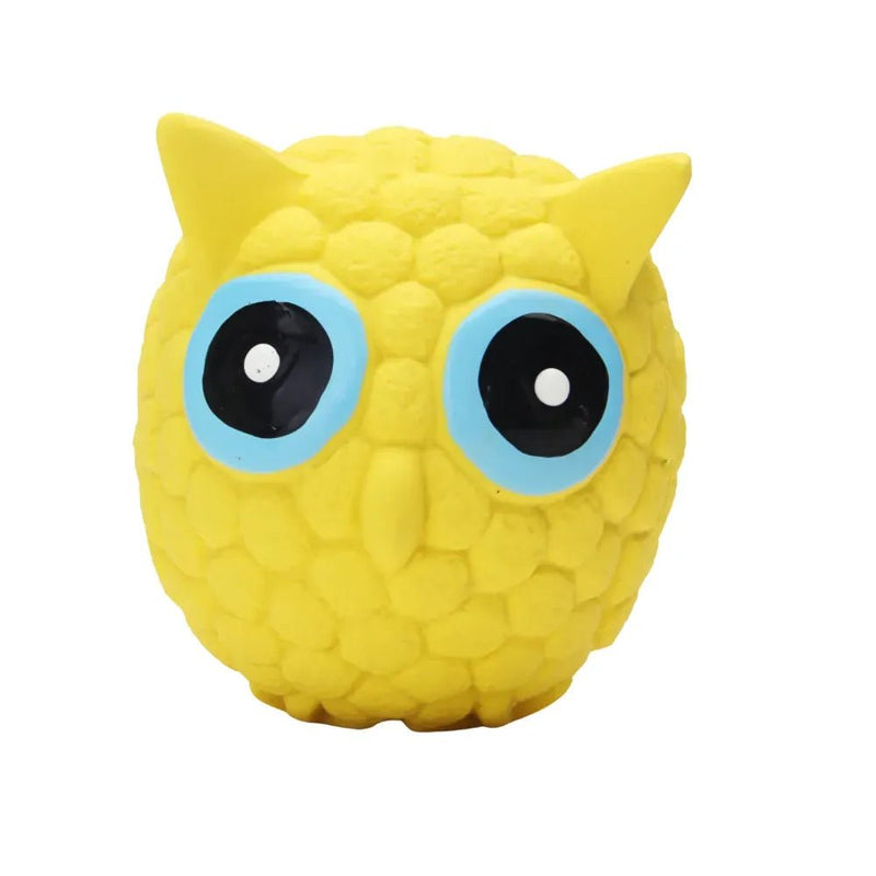 Interactive Owl Shape Chew Toys with Squeaky for Dog - GreenFur