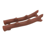 Interactive Pet Brown Squeaky Branch Shape Vinyl Dog Toys - GreenFur