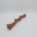 Interactive Pet Brown Squeaky Branch Shape Vinyl Dog Toys - GreenFur