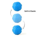 Interactive Pet Chew Toy Elastic Squeaky TPR Dog Ball - GreenFur