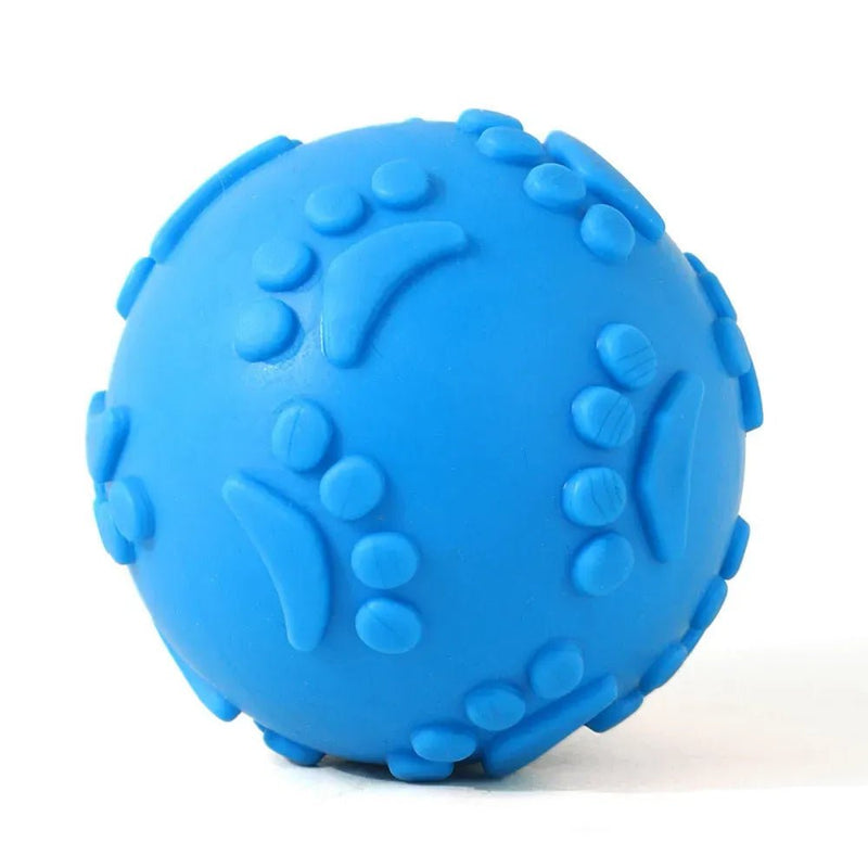 Interactive Pet Chew Toy Elastic Squeaky TPR Dog Ball - GreenFur