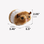Interactive Pimp Mouse Shape Plush Cat Toy - GreenFur