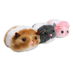 Interactive Pimp Mouse Shape Plush Cat Toy - GreenFur