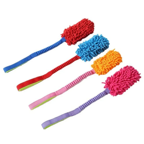 Interactive Play Chew Colorful Rope Polyester Dogs Plush Toys - GreenFur