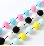 Interactive Plush Ball Feather Wand Rod Cat Teaser Toy - GreenFur