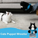 Interactive Plush Cat Toy Glove - GreenFur