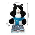 Interactive Plush Cat Toy Glove - GreenFur