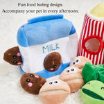 Interactive Plush Dog Toy Milk Bottle for Dogs - GreenFur