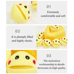 Interactive Plush Dog Toy with Squeaker Cheese Cake for Dogs - GreenFur