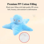 Interactive Plush Ocean Fish Cat Toy Self Play Chew Toy - GreenFur