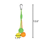 Interactive Rope Hanging Sisal Ball Toy for Cats - GreenFur