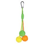 Interactive Rope Hanging Sisal Ball Toy for Cats - GreenFur