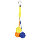 Interactive Rope Hanging Sisal Ball Toy for Cats - GreenFur