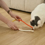 Interactive Safe Teeth Cleaning Kittens Cat Rope Toy - GreenFur