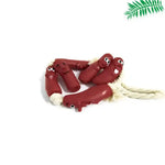 Interactive Sausage Dog Chew Toy Durable PVC Pet Toy For Teeth Cleaning - GreenFur