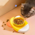 Interactive Self - Play Food Puzzle Feeder Treat Dispensing for Cats - GreenFur