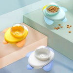 Interactive Self - Play Food Puzzle Feeder Treat Dispensing for Cats - GreenFur