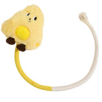 Interactive Self - Play Plush Chew Rope Toy for Cats - GreenFur
