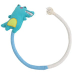 Interactive Self - Play Plush Chew Rope Toy for Cats - GreenFur