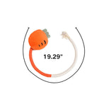 Interactive Self - Play Plush Chew Rope Toy for Cats - GreenFur