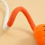 Interactive Self - Play Plush Chew Rope Toy for Cats - GreenFur