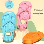 Interactive Slipper Shape Dog Chew TPR Pet Toys - GreenFur