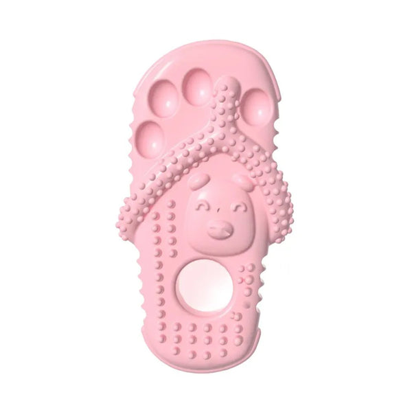 Interactive Slipper Shape Dog Chew TPR Pet Toys - GreenFur