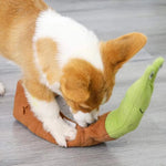 Interactive Snail Shaped Pet Toy Squeaky Foraging - GreenFur