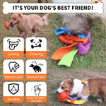 Interactive Sniff Slow Feeder Puzzle Toy for Dogs Snack Hiding Grooves - GreenFur