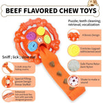 Interactive Sniff Slow Feeder Puzzle Toy for Dogs Snack Hiding Grooves - GreenFur