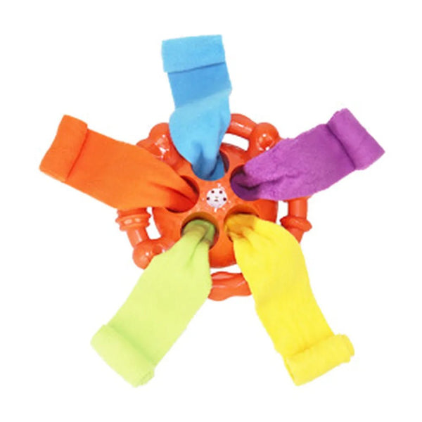 Interactive Sniff Slow Feeder Puzzle Toy for Dogs Snack Hiding Grooves - GreenFur