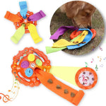 Interactive Sniff Slow Feeder Puzzle Toy for Dogs Snack Hiding Grooves - GreenFur