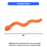 Interactive Soft Snake Shaped Dog Toy - GreenFur
