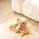 Interactive Soft Snake Shaped Dog Toy - GreenFur
