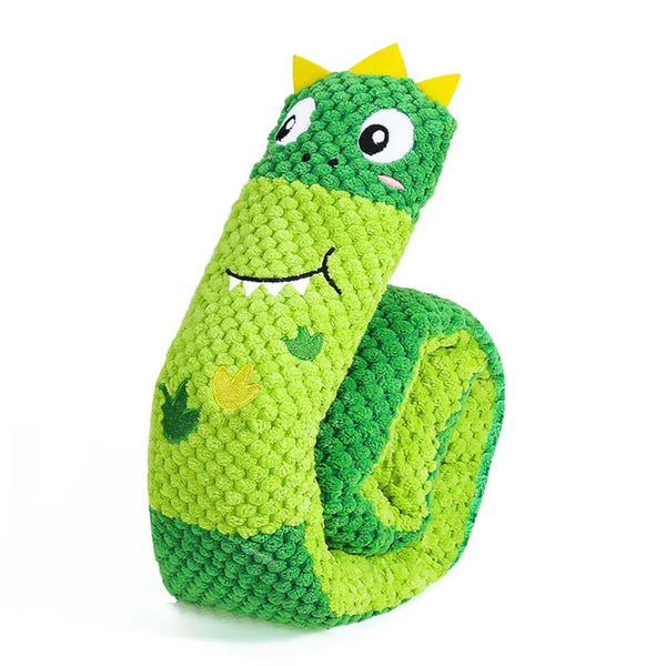 Interactive Squeaky Chew Plush Pet Snuffle Dog Hidden Food Toys - GreenFur