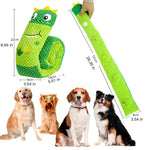 Interactive Squeaky Chew Plush Pet Snuffle Dog Hidden Food Toys - GreenFur