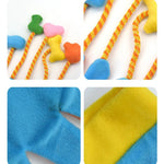 Interactive Squeaky Durable Fluffy Magic Cat Teaser Gloves - GreenFur
